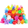 Cuddly Cat Mochi Squishy Set - 28 Pcs Stress Relief Toys